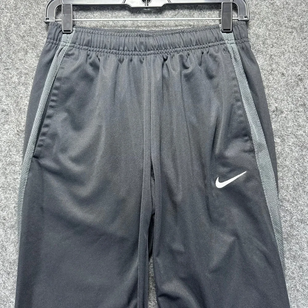 Nike Mens Black Dri-FIT Academy Training Soccer Track Pants Small